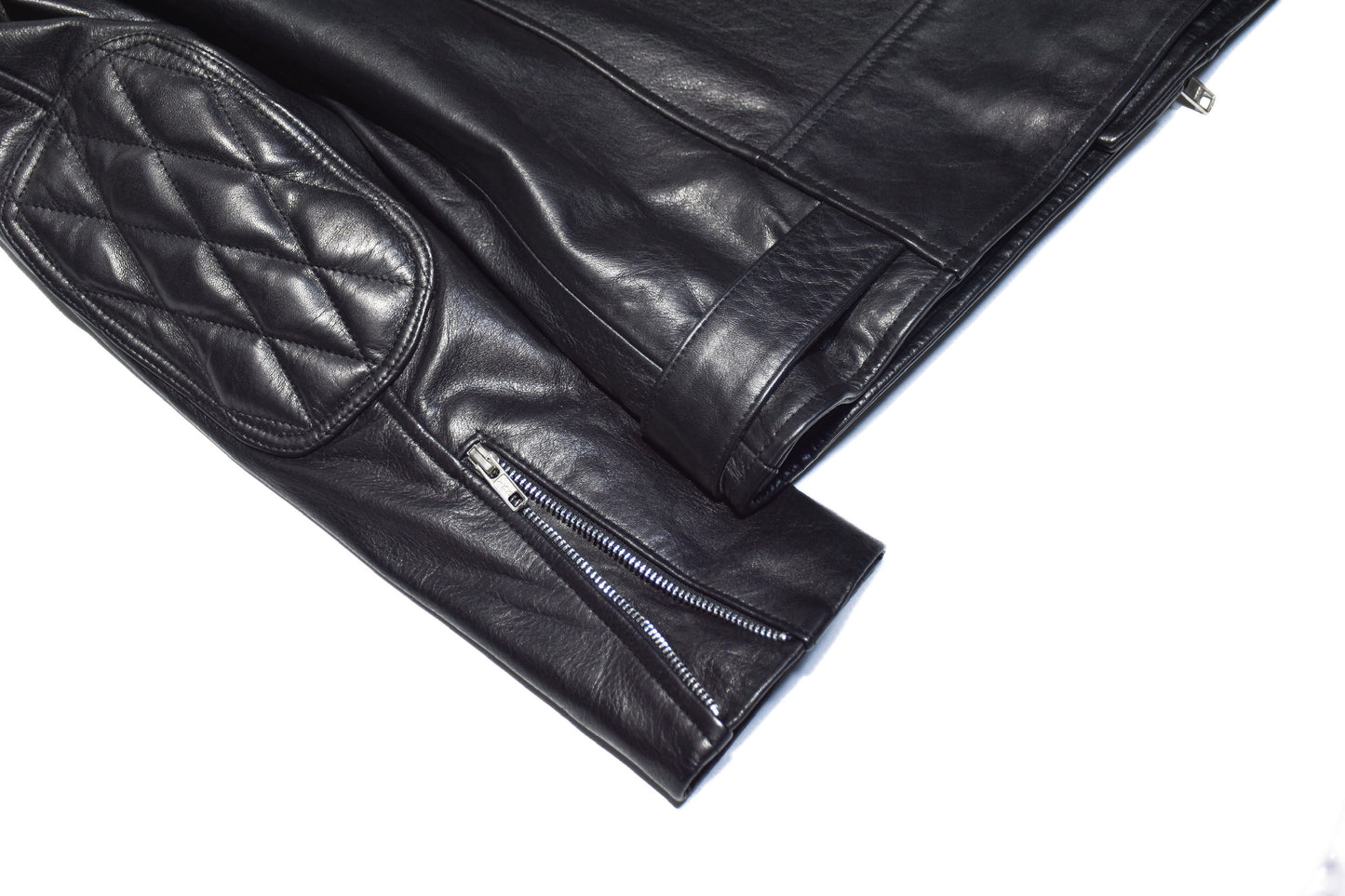No.1921 D Pocket Biker Jacket with Padded Shoulder