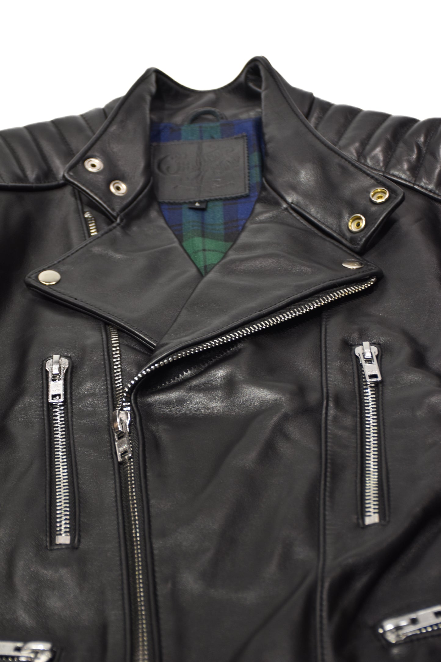 No. 49 Double Riders Jacket with Padded Shoulder
