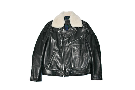 No.1921 D Pocket Biker Jacket with Padded Shoulder