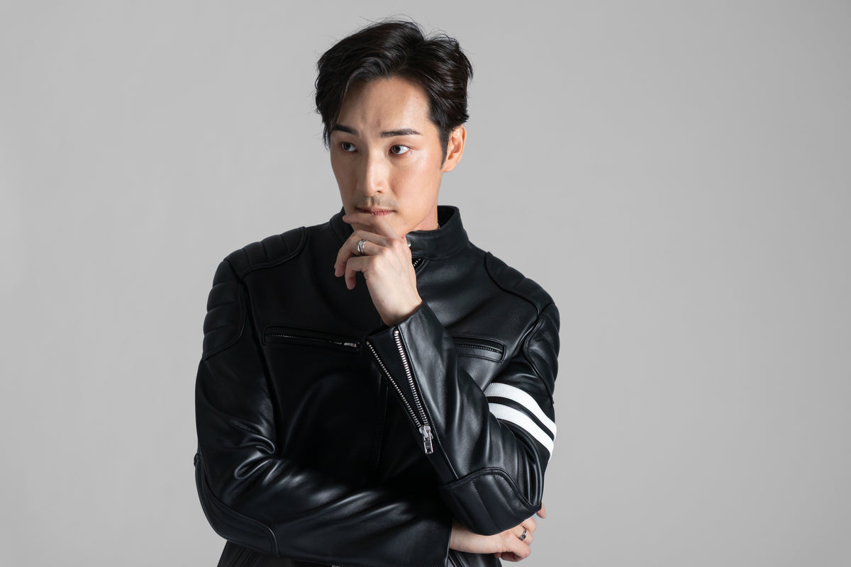 No. 69 Single Rider Jacket with Padded Shoulder