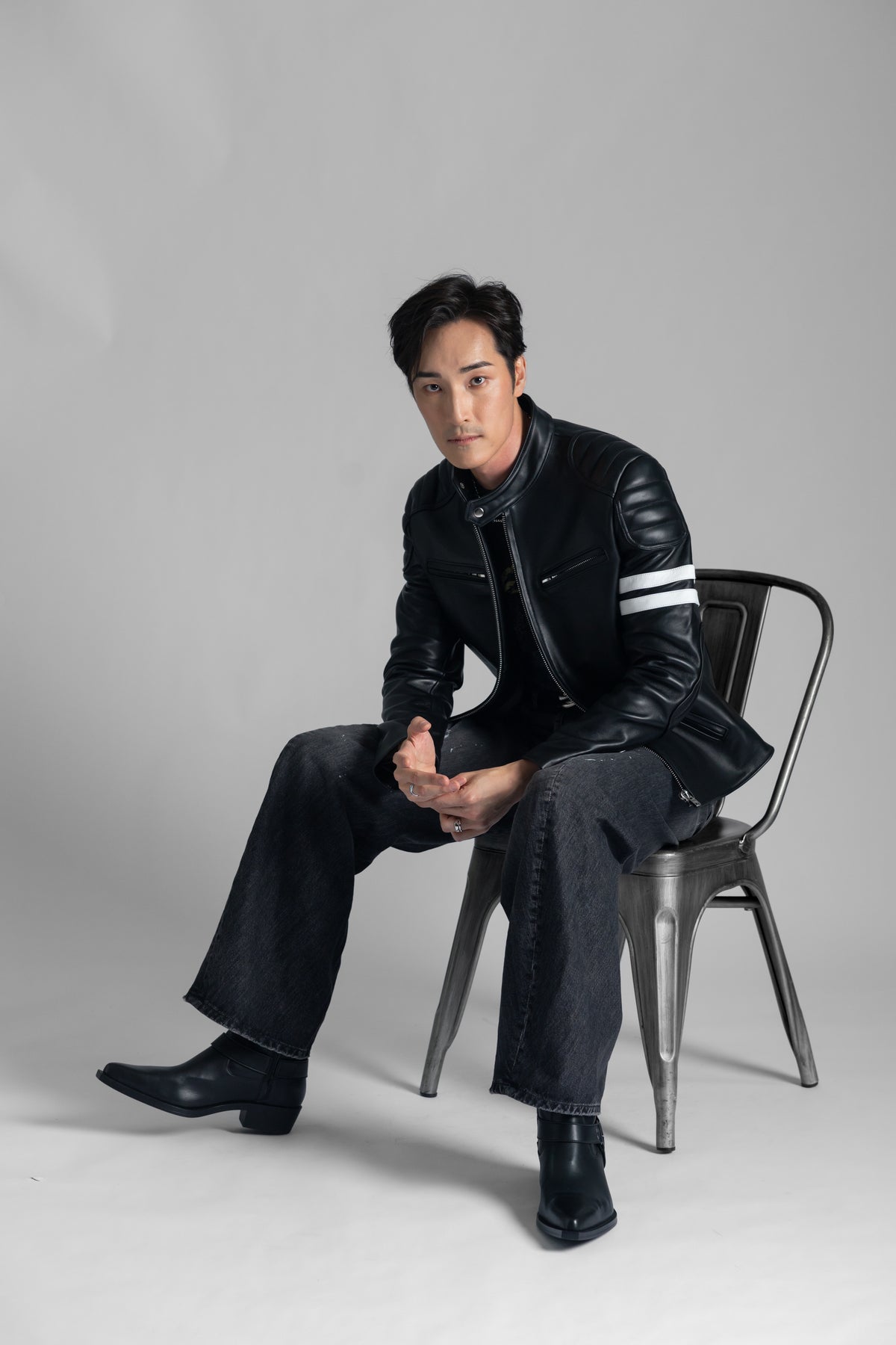 No. 69 Single Rider Jacket with Padded Shoulder