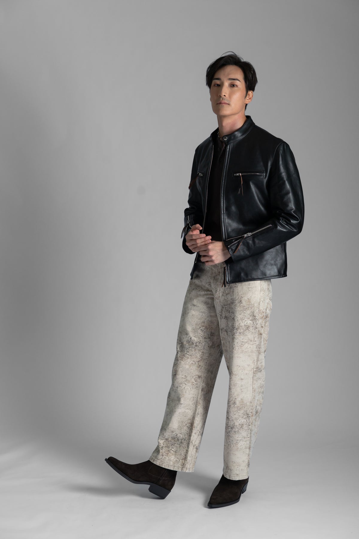 No. 69 Single Rider Jacket with Padded Shoulder