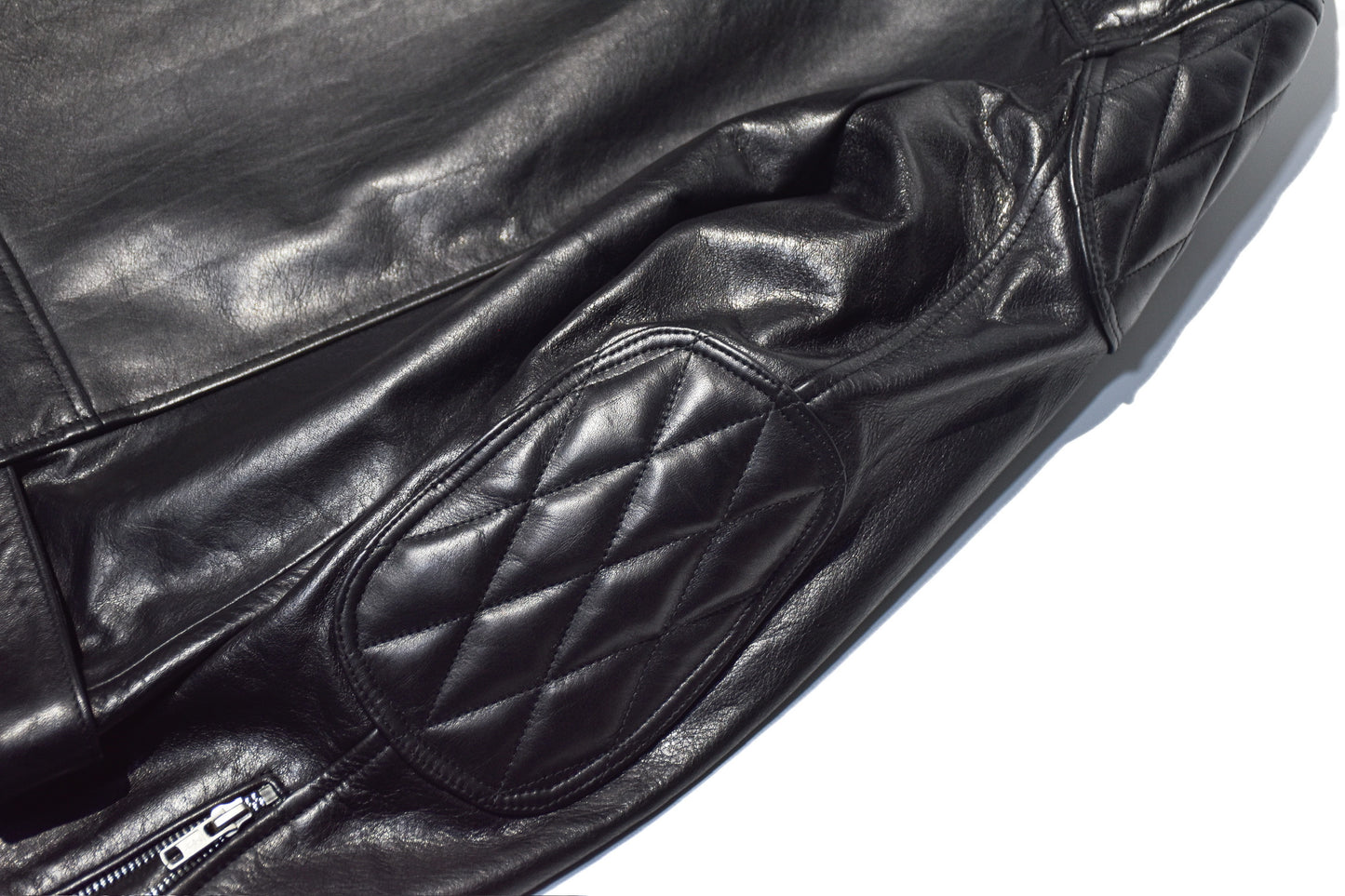 No.1921 D Pocket Biker Jacket with Padded Shoulder