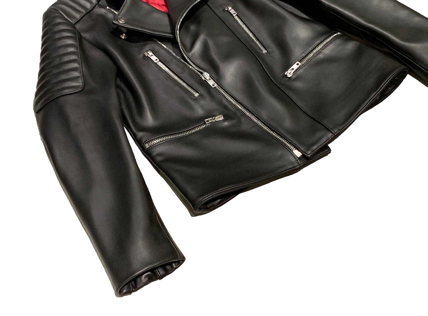 No. 49 Double Riders Jacket with Padded Shoulder